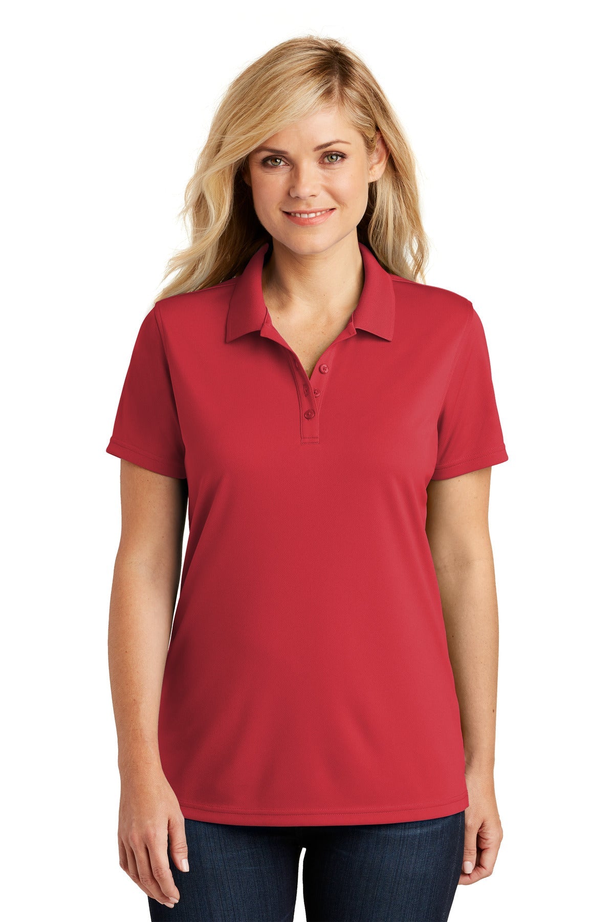 Port Authority Ladies Dry Zone UV Micro-Mesh Polo. (Dark Colors) LK110