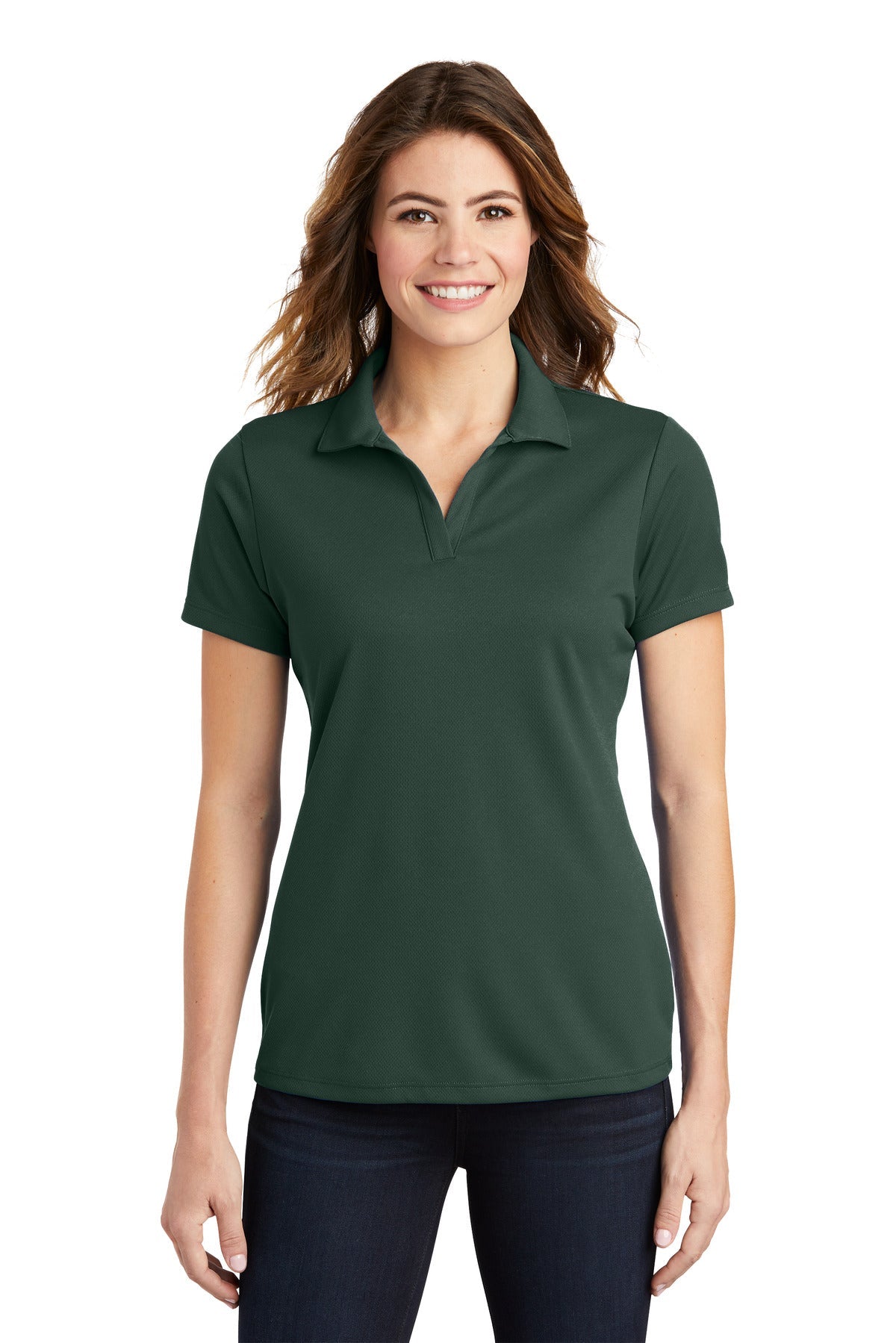 Sport-Tek Ladies PosiCharge RacerMesh Polo. (Dark Colors) LST640