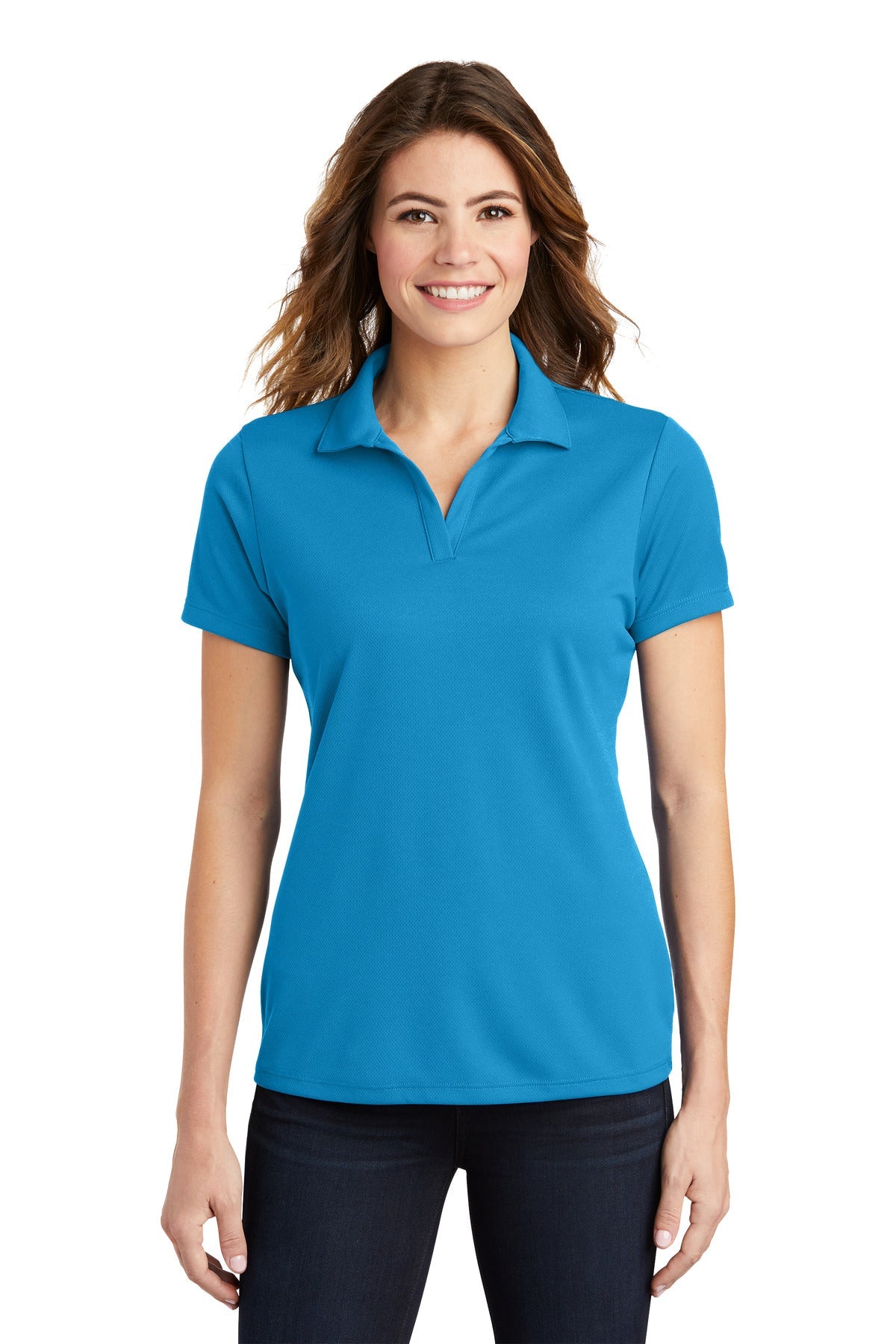 Sport-Tek Ladies PosiCharge RacerMesh Polo. (Dark Colors) LST640