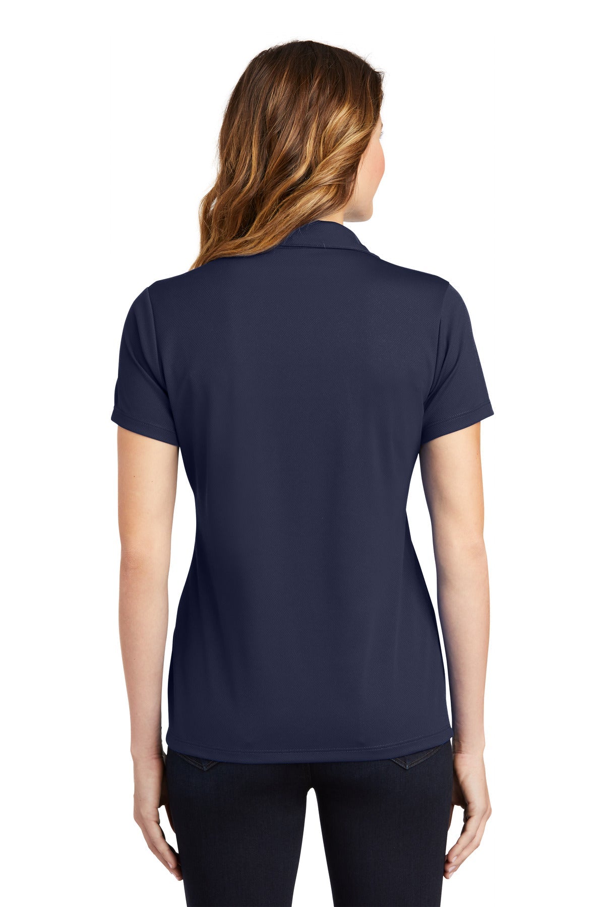 Sport-Tek Ladies PosiCharge RacerMesh Polo. (Dark Colors) LST640 (Ink)