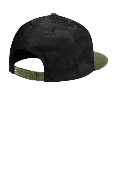 New Era Camo Flat Bill Snapback Cap NE407