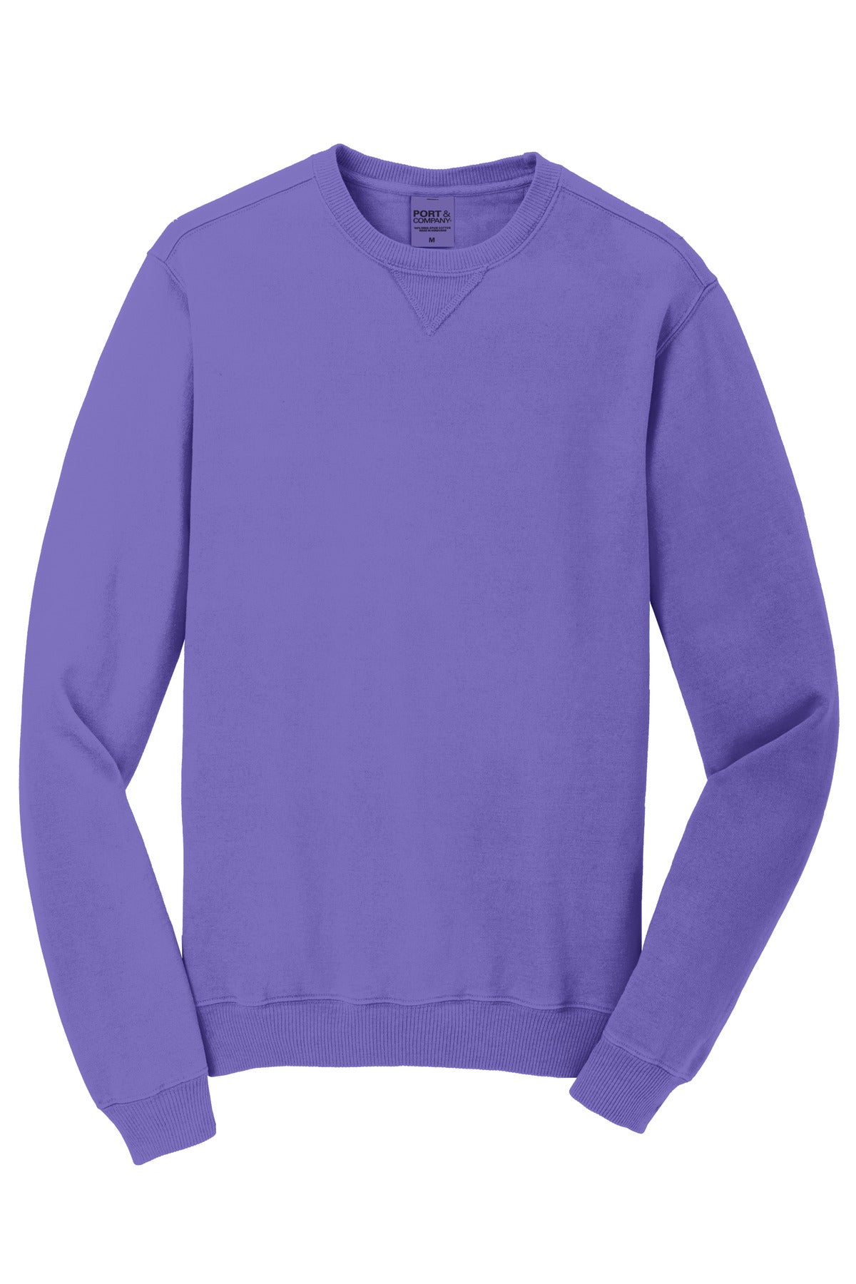 Port & Co Beach Wash Garment-Dyed Crewneck Sweatshirt PC098