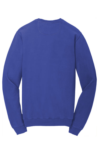Port & Co Beach Wash Garment-Dyed Crewneck Sweatshirt PC098