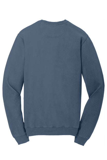 Port & Co Beach Wash Garment-Dyed Crewneck Sweatshirt PC098