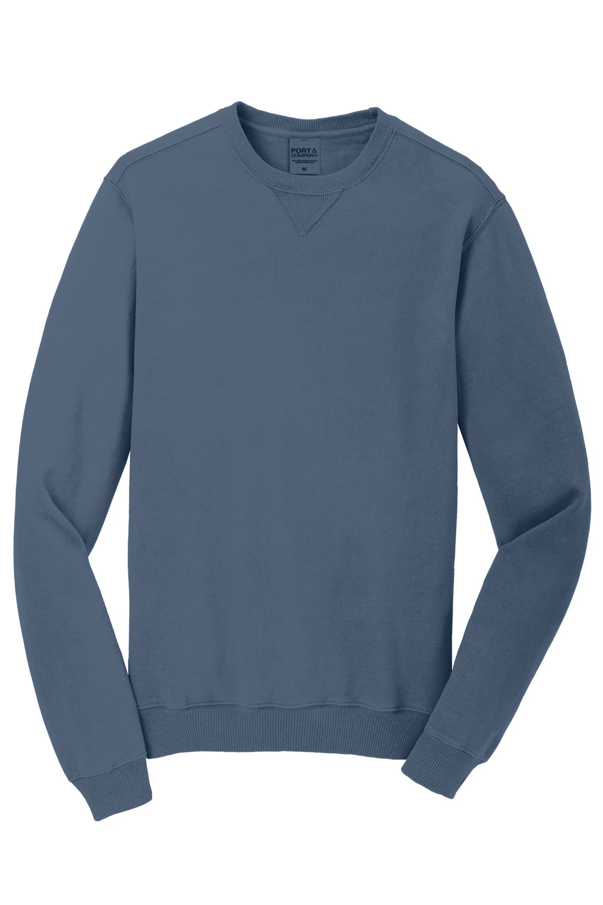 Port & Co Beach Wash Garment-Dyed Crewneck Sweatshirt PC098