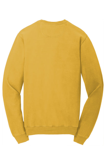Port & Co Beach Wash Garment-Dyed Crewneck Sweatshirt PC098