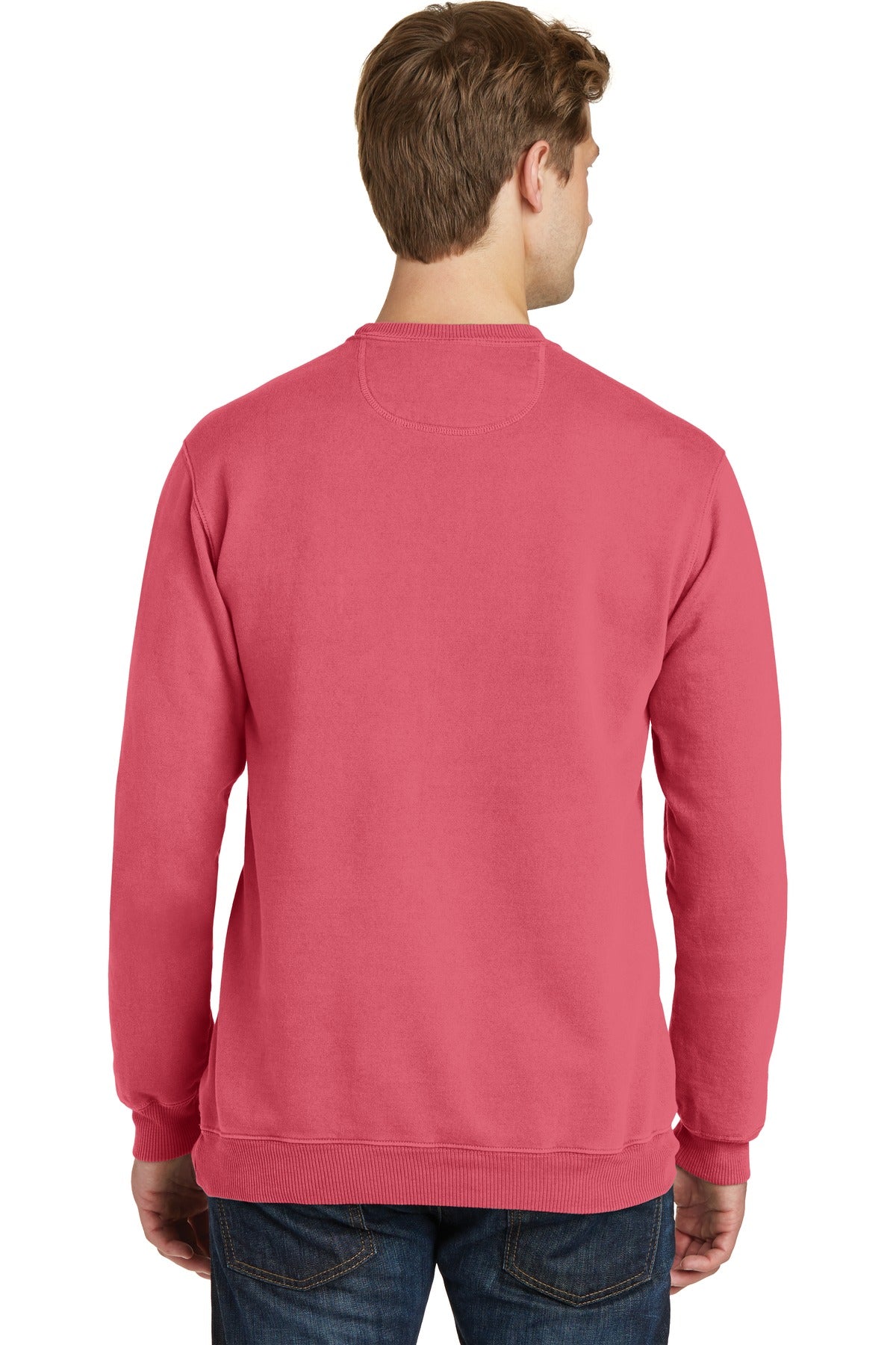 Port & Co Beach Wash Garment-Dyed Crewneck Sweatshirt PC098