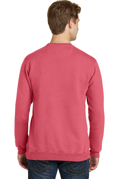 Port & Co Beach Wash Garment-Dyed Crewneck Sweatshirt PC098