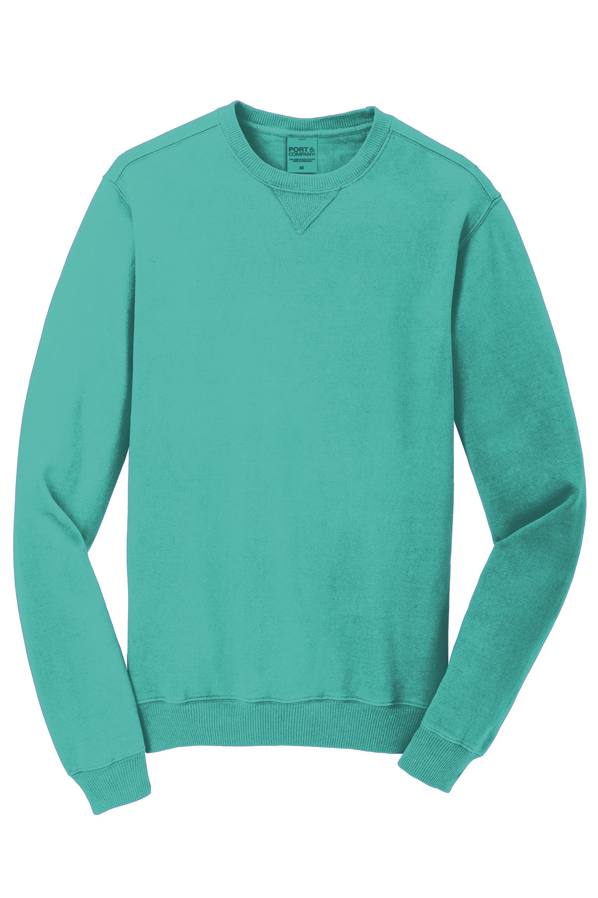 Port & Co Beach Wash Garment-Dyed Crewneck Sweatshirt PC098