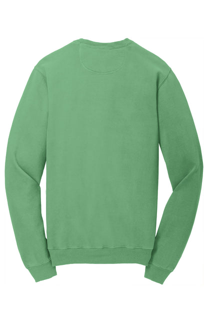 Port & Co Beach Wash Garment-Dyed Crewneck Sweatshirt PC098