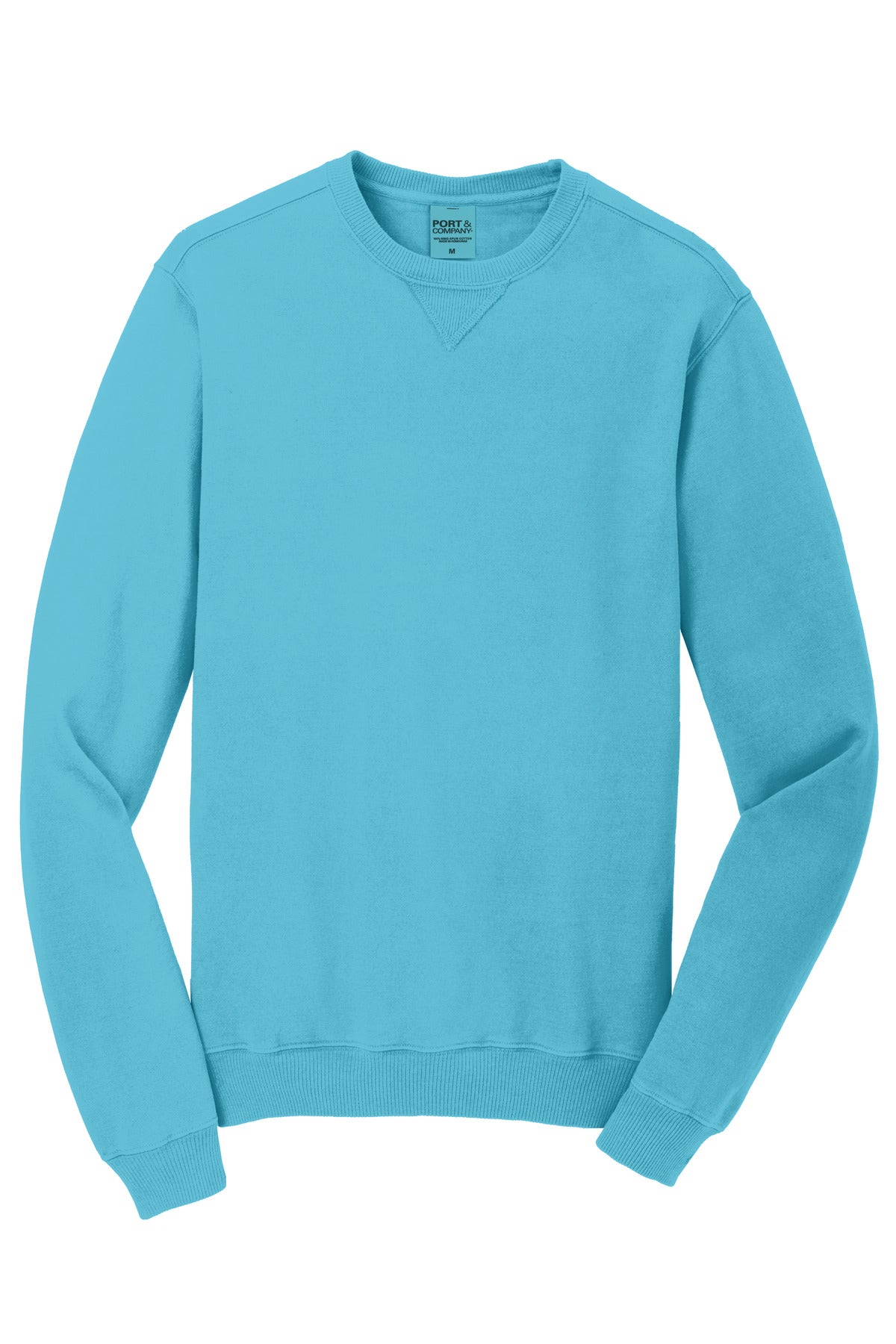 Port & Co Beach Wash Garment-Dyed Crewneck Sweatshirt PC098