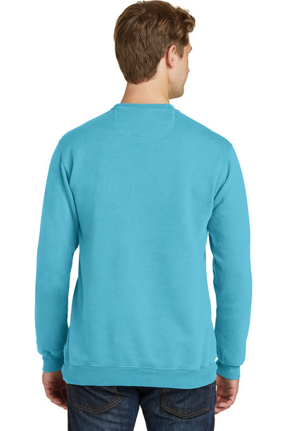 Port & Co Beach Wash Garment-Dyed Crewneck Sweatshirt PC098