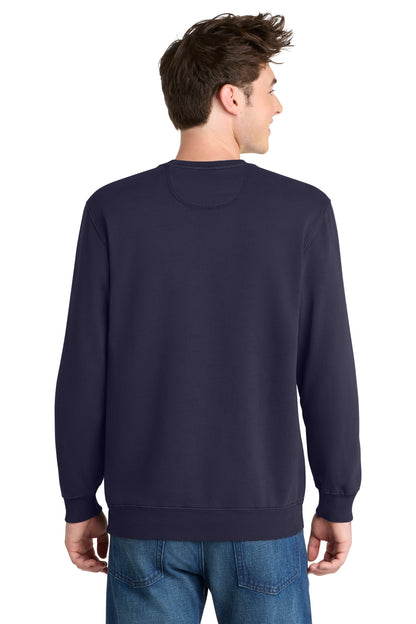 Port & Co Beach Wash Garment-Dyed Crewneck Sweatshirt PC098