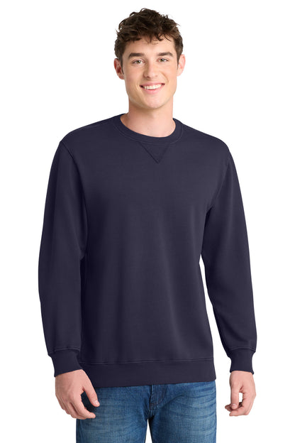 Port & Co Beach Wash Garment-Dyed Crewneck Sweatshirt PC098