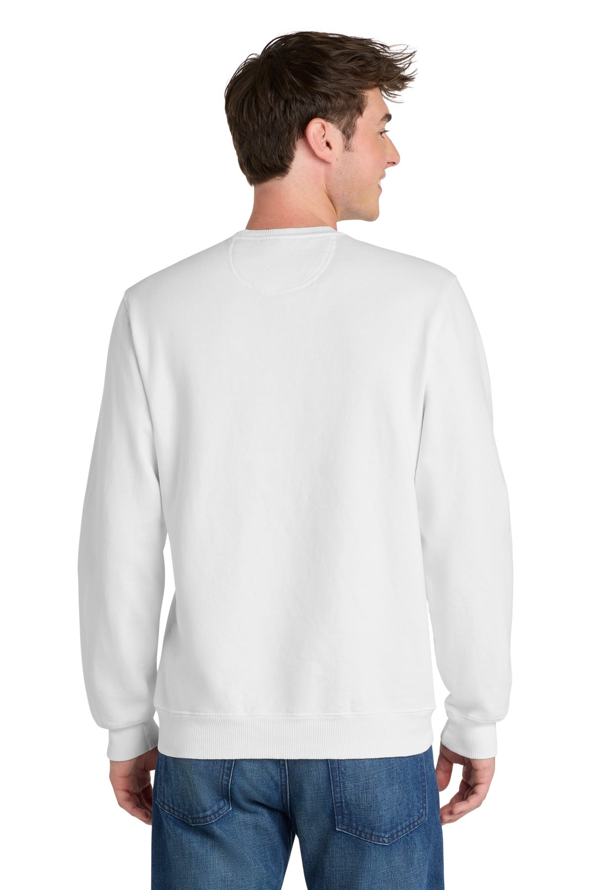 Port & Co Beach Wash Garment-Dyed Crewneck Sweatshirt PC098