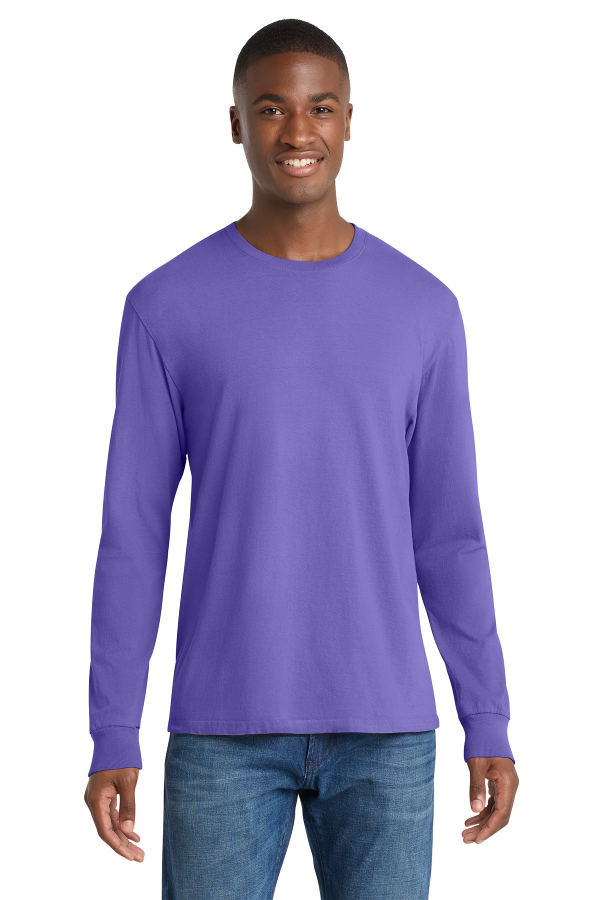 Port & Co Beach Wash Garment-Dyed Long Sleeve Tee PC099LS