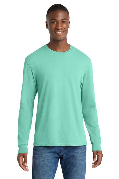 Port & Co Beach Wash Garment-Dyed Long Sleeve Tee PC099LS