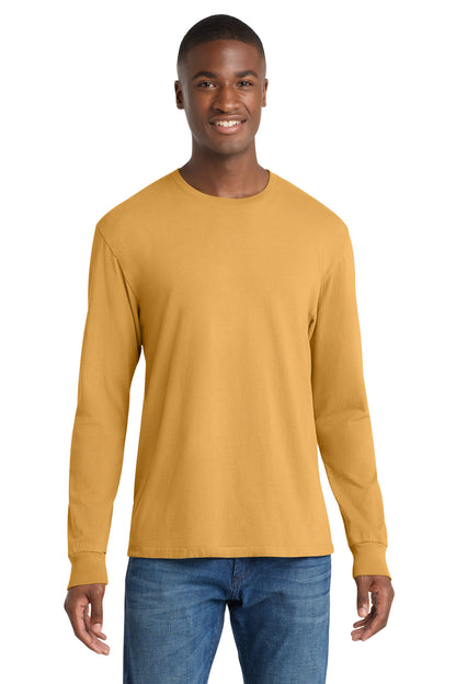 Port & Co Beach Wash Garment-Dyed Long Sleeve Tee PC099LS