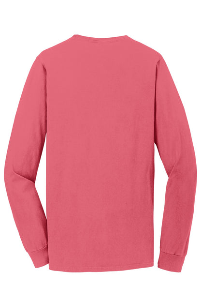 Port & Co Beach Wash Garment-Dyed Long Sleeve Tee PC099LS