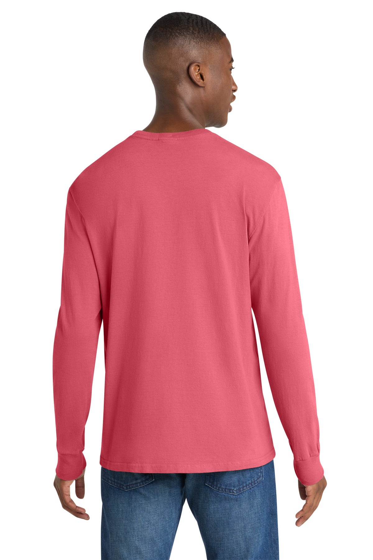 Port & Co Beach Wash Garment-Dyed Long Sleeve Tee PC099LS