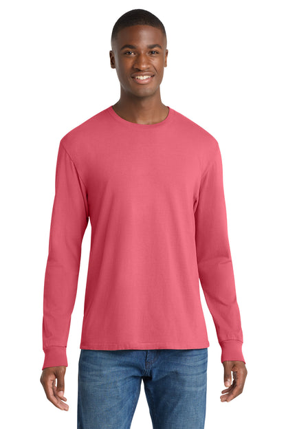 Port & Co Beach Wash Garment-Dyed Long Sleeve Tee PC099LS
