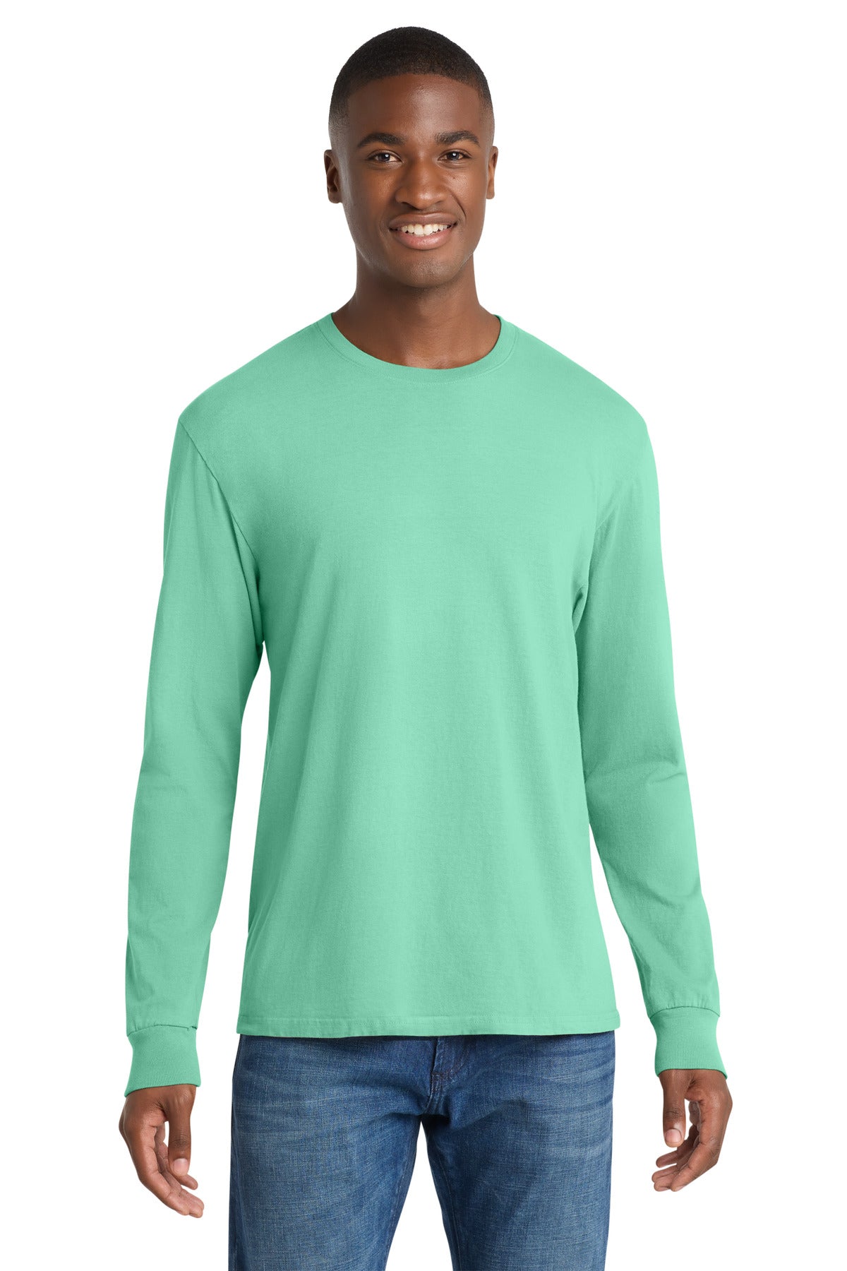 Port & Co Beach Wash Garment-Dyed Long Sleeve Tee PC099LS