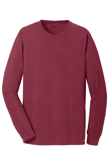 Port & Co Beach Wash Garment-Dyed Long Sleeve Tee PC099LS