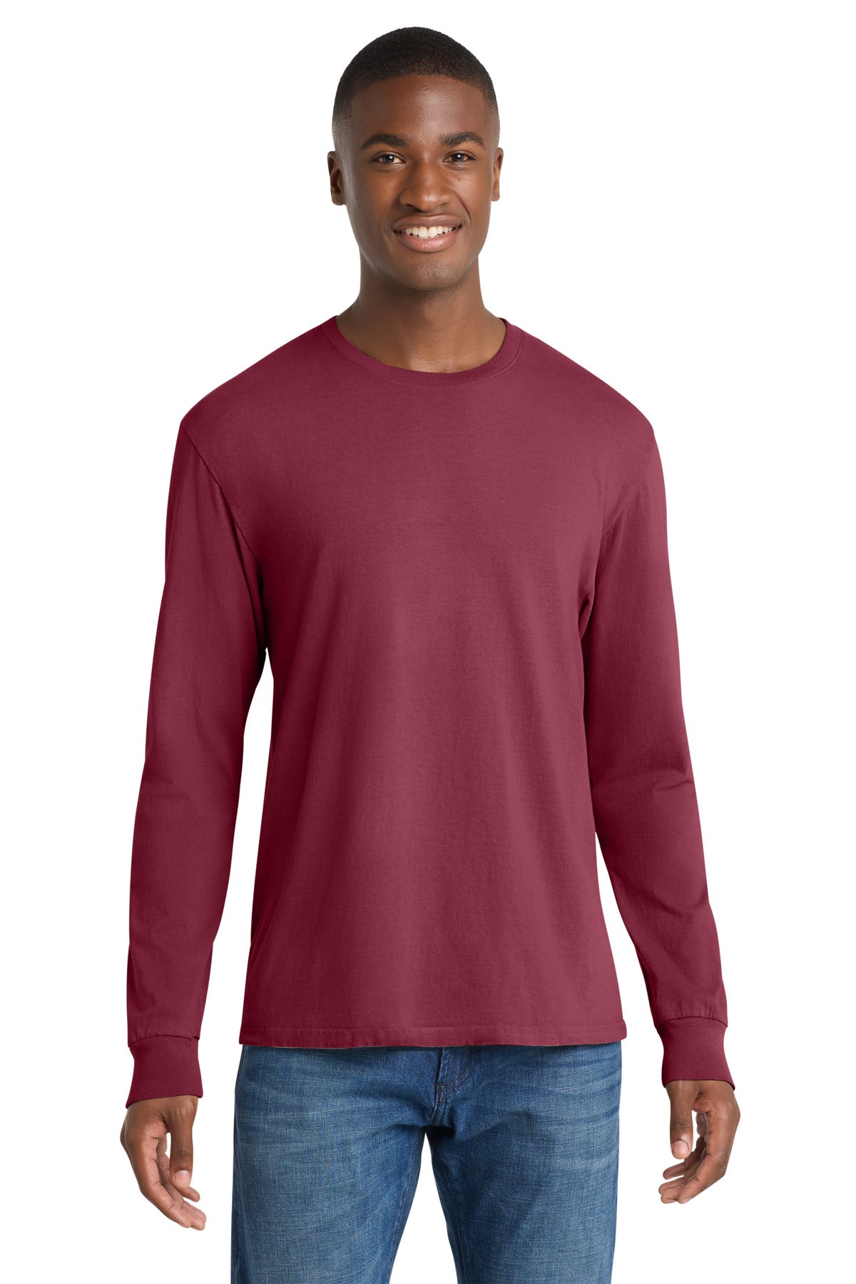Port & Co Beach Wash Garment-Dyed Long Sleeve Tee PC099LS