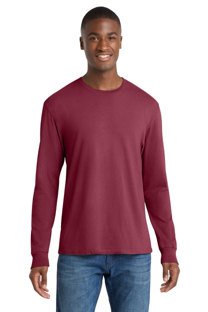 Port & Co Beach Wash Garment-Dyed Long Sleeve Tee PC099LS