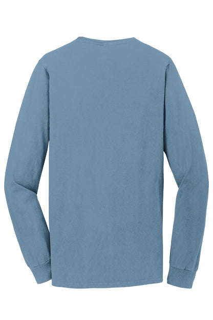 Port & Co Beach Wash Garment-Dyed Long Sleeve Tee PC099LS
