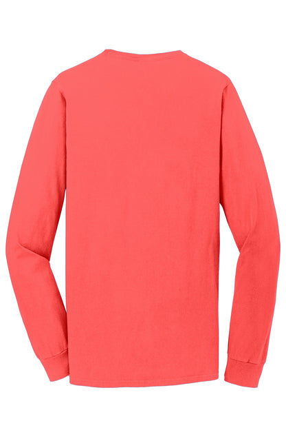 Port & Co Beach Wash Garment-Dyed Long Sleeve Tee PC099LS