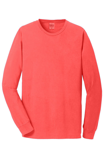 Port & Co Beach Wash Garment-Dyed Long Sleeve Tee PC099LS