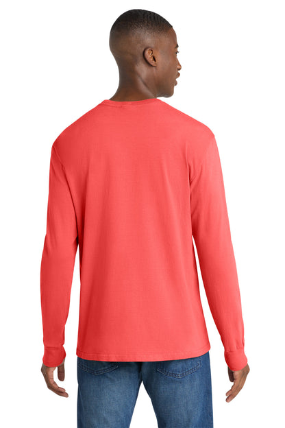 Port & Co Beach Wash Garment-Dyed Long Sleeve Tee PC099LS