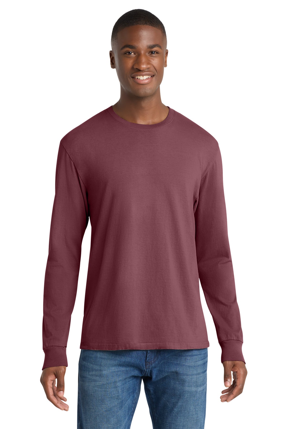 Port & Co Beach Wash Garment-Dyed Long Sleeve Tee PC099LS