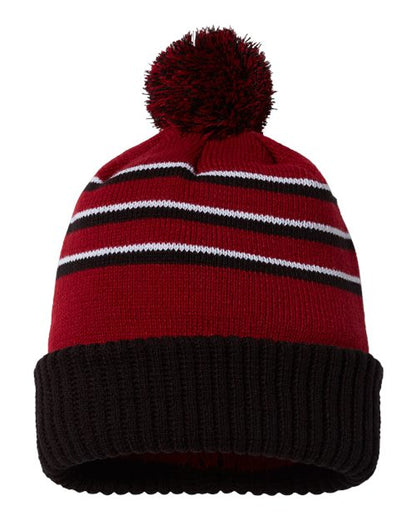 Pom Cuffed Beanie