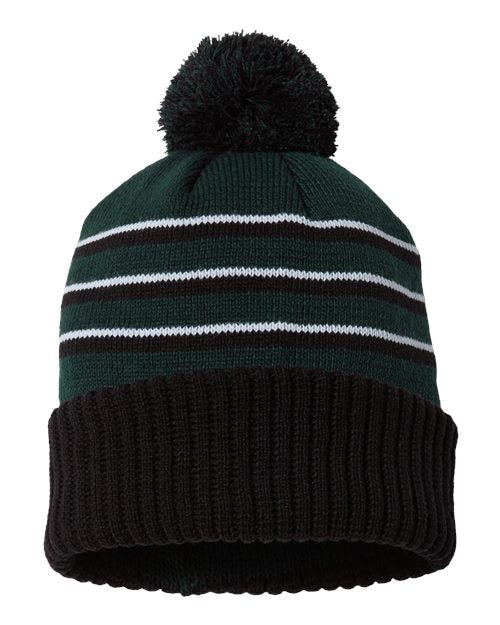 Pom Cuffed Beanie