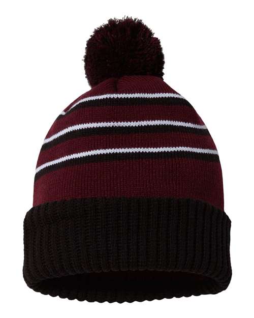 Pom Cuffed Beanie