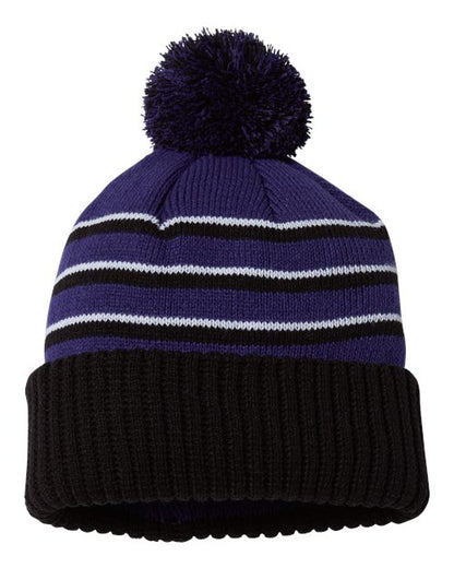 Pom Cuffed Beanie