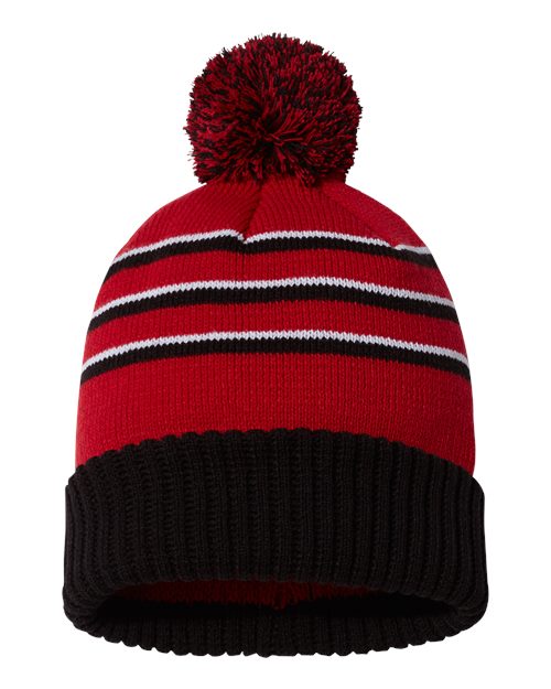 Pom Cuffed Beanie