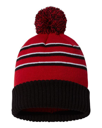 Pom Cuffed Beanie