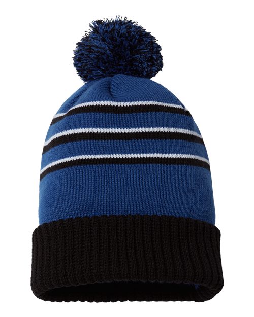 Pom Cuffed Beanie