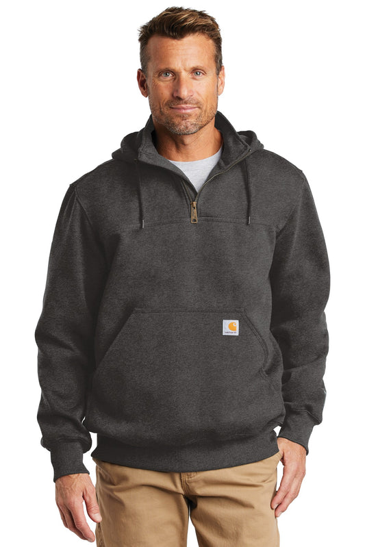 Carhartt Rain Defender  Paxton Heavyweight Hooded Zip Mock Sweatshirt. CT100617 (Ink)