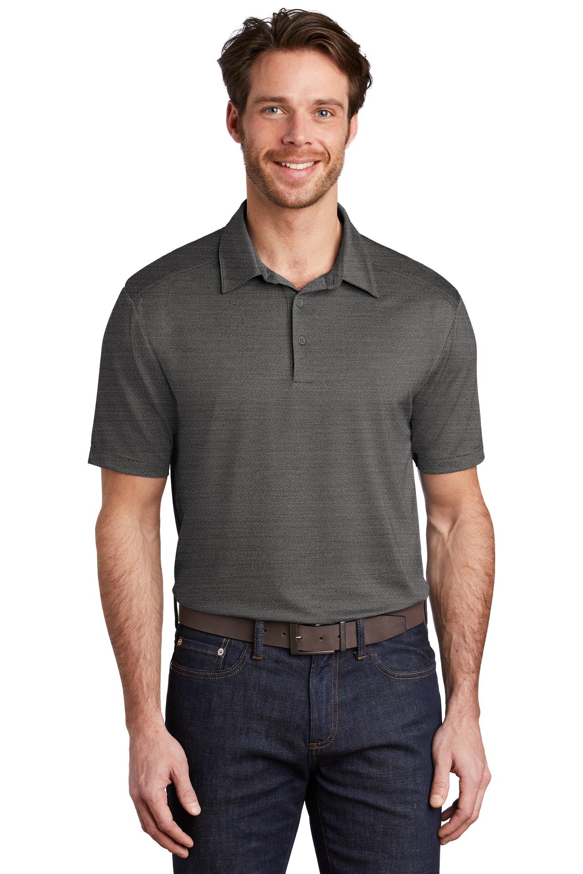 Port Authority  Stretch Heather Polo K583