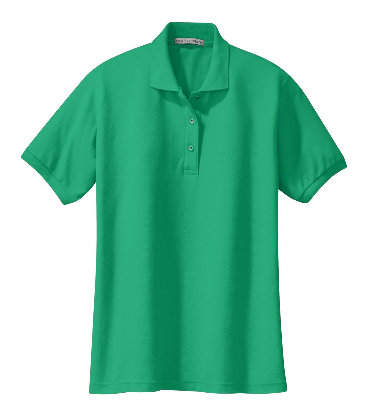 Port Authority® Ladies Silk Touch™ Polo (Colors: Green, Yellow) L500