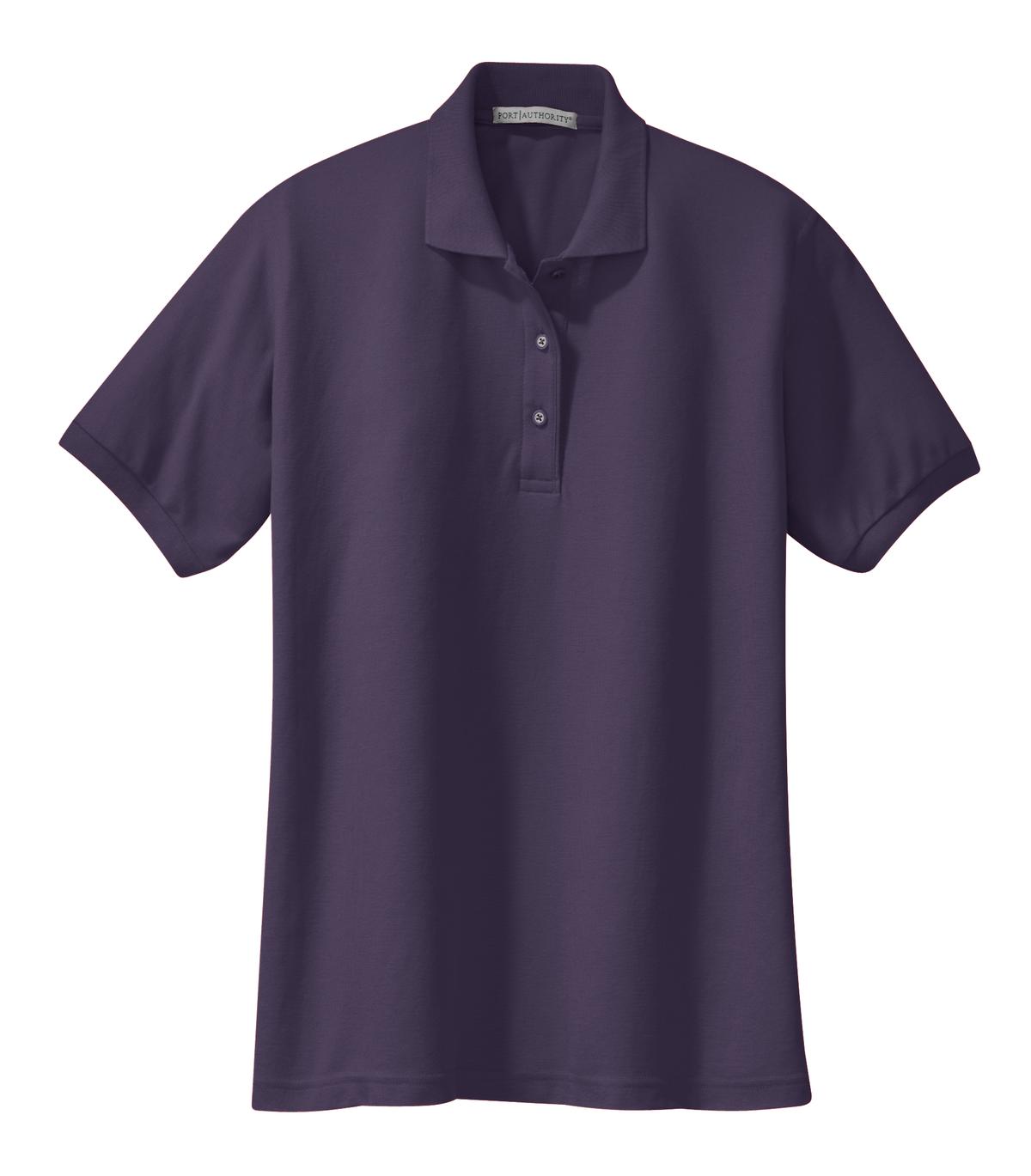 Port Authority® Ladies Silk Touch™ Polo (Colors: Blue, Purple) L500