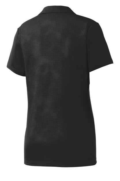 Sport-Tek Ladies Embossed PosiCharge Tough Polo. LST630 (Ink)