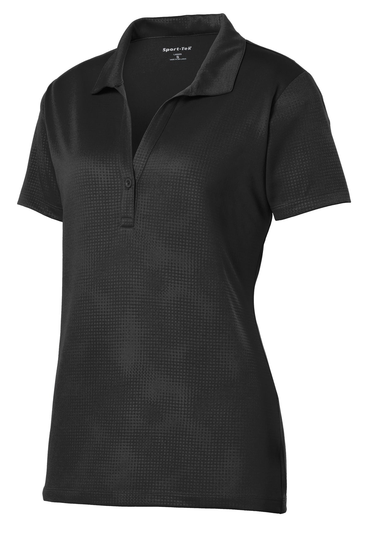 Sport-Tek Ladies Embossed PosiCharge Tough Polo. LST630