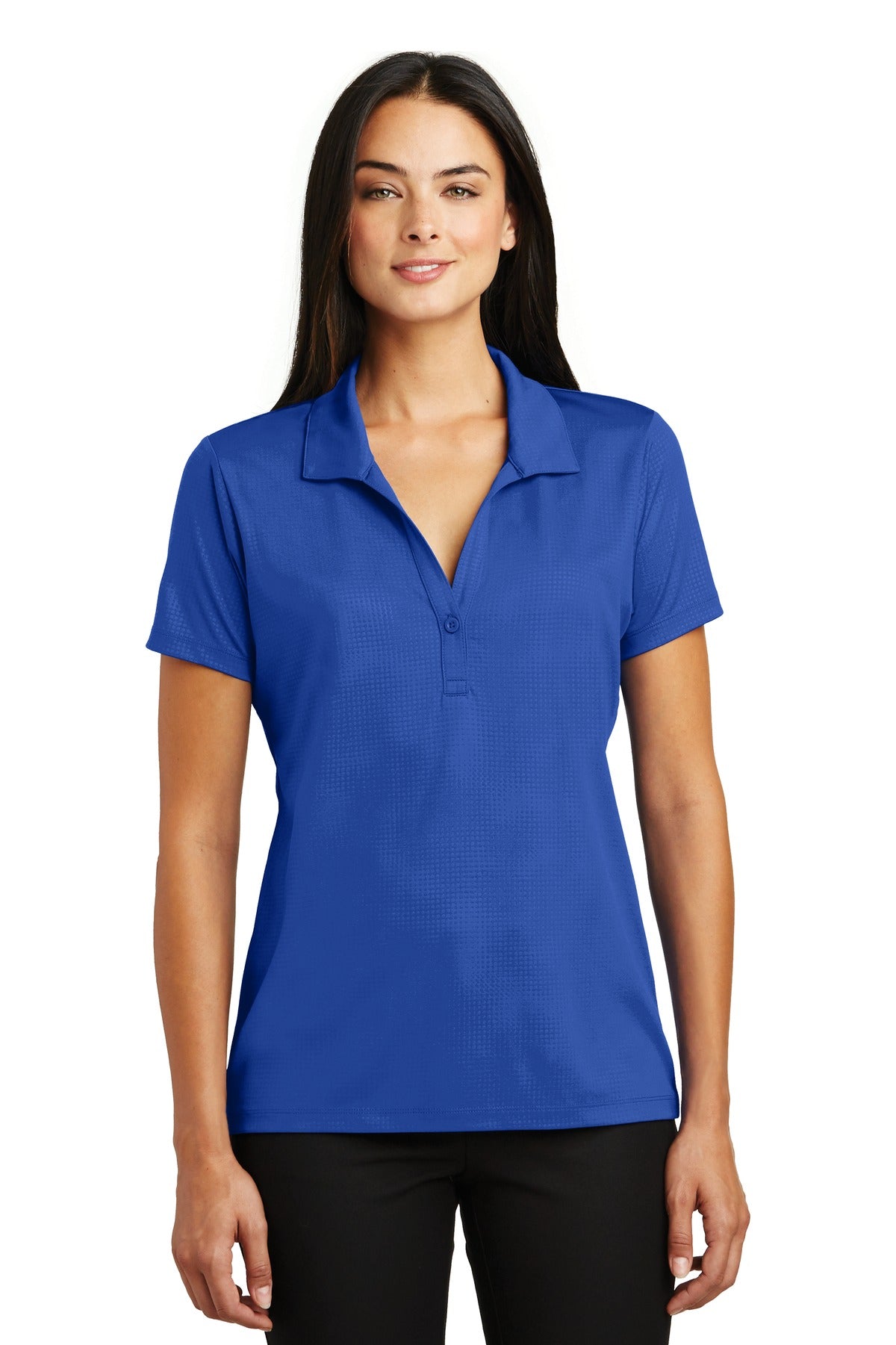 Sport-Tek Ladies Embossed PosiCharge Tough Polo. LST630 (Embroidery)