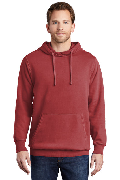Port & Company Beach Wash Garment-Dyed Pullover Hooded Sweatshirt. PC098H (Ink)