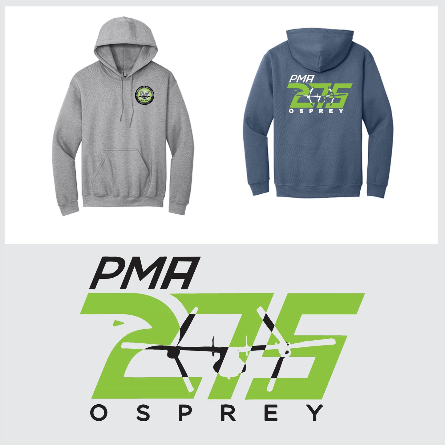 PMA 275 Hooded Sweatshirt (Unisex) [18500]
